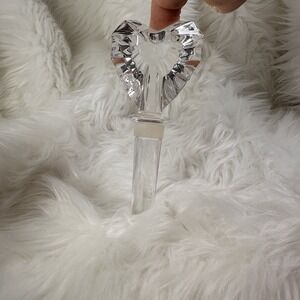 Mikasa Venus Heart Wine‎ Bottle Stoppers Austrian Lead Crystal